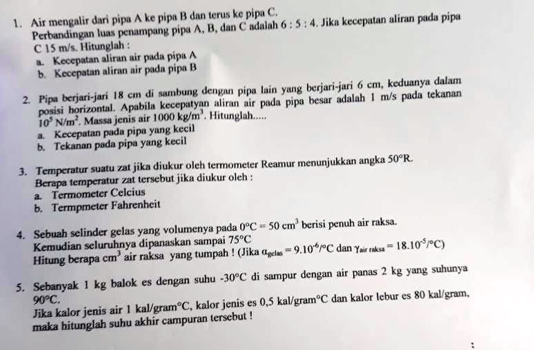 solved-1-air-mengalir-dari-pipa-a-ke-b-dan-terus-ke-pipa-c