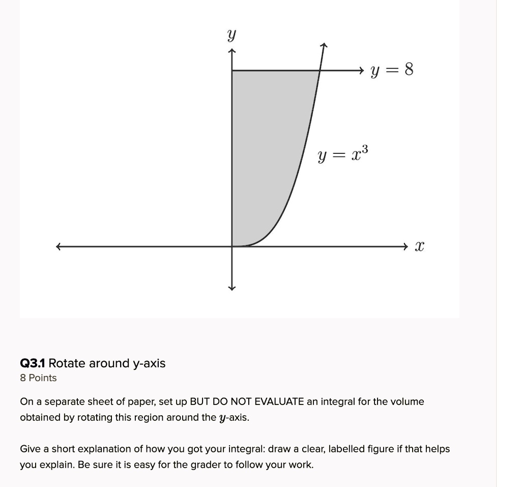 VIDEO solution: y = 8 y = 82 8 03.1 Rotate around y-axis 8 Points On a ...