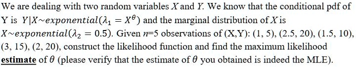 SOLVED: We are dealing with two random variables Xand Y We know that ...