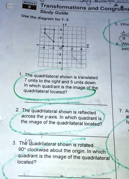 Quadrangular Formation hooule trans formations and congrueng study guide uae the diagram for ...