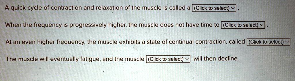 a quick cycle of contraction and relaxation of the muscle is called a ...