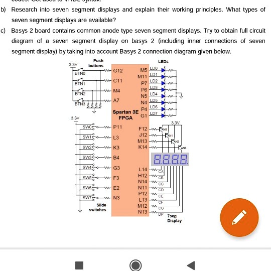 SOLVED: Research into seven-segment displays and explain their working ...