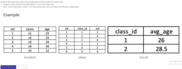 SOLVED: Write an SQL query that reports the average age of all the ...
