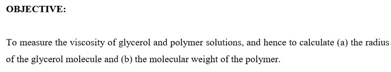 viscosity of glycerol