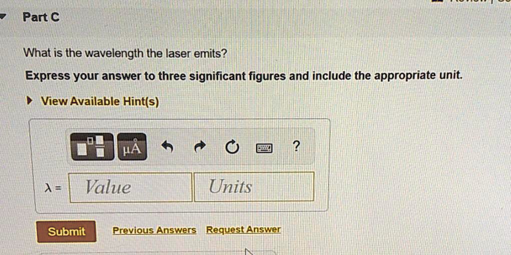 a laser emits light with a frequency of 4.75