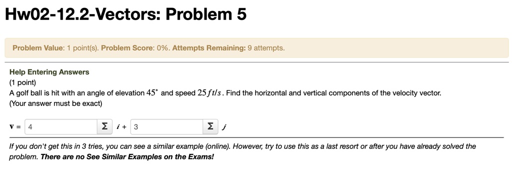 hw02 122 vectors problem 5 problem value points problem score 0 ...