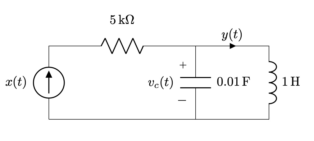 SOLVED: In The Following Circuit, Let The Current Through The Inductor ...