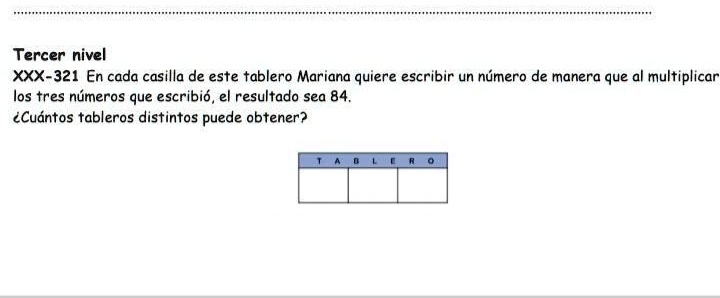 SOLVED: Cuales son las multiplicaciones correctas??? Tercer nivel XXX ...