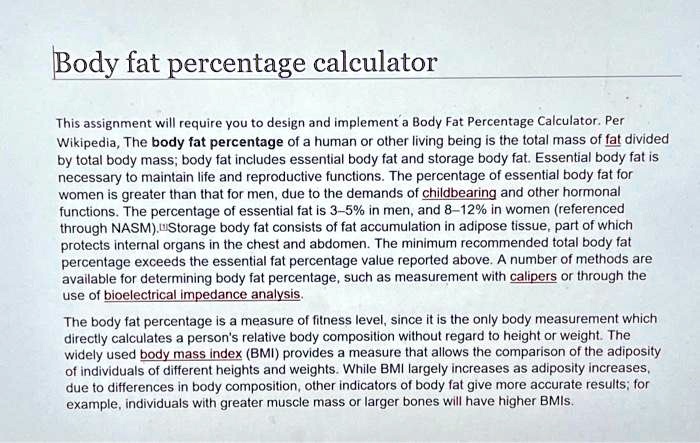 Body fat percentage - Wikipedia