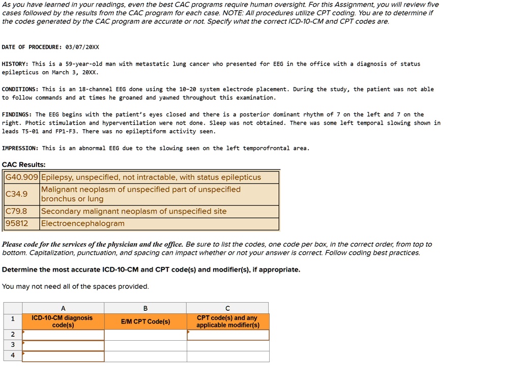 Video Solution: Texts: Coding Cases Followed By The Results From The 