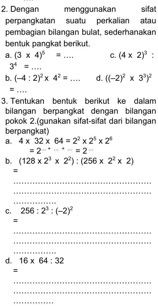 SOLVED: Bantu Kak Sama Penjelasannya 2. Dengan Menggunakan Sifat ...