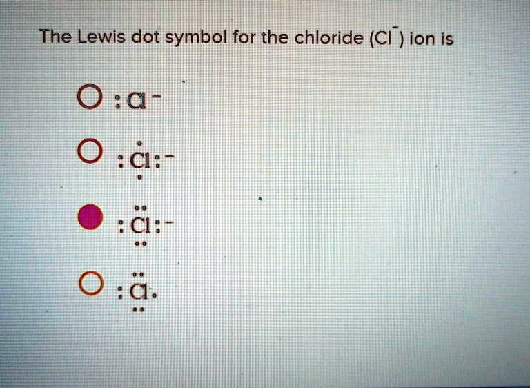 Lewis dot symbol