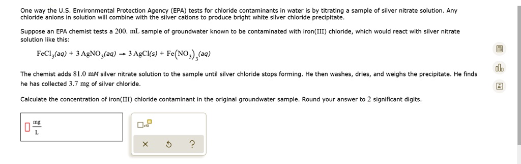 Solved The U.S. Environmental Protection Agency (EPA)