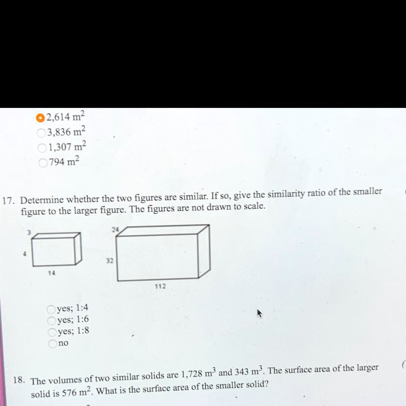 solved-determine-whether-the-two-figures-are-similar-if-so-give-the