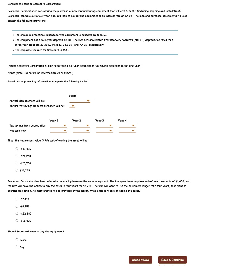 SOLVED Consider the case of Scorecard Corporation Scorecard