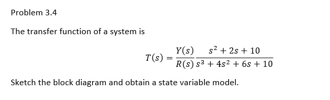 State Variables In Matlab Example SOLVED: This requires MATLAB coding for the state variable model ...