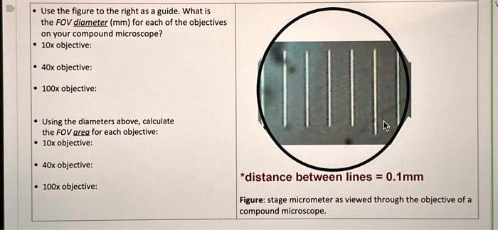 SOLVED: Texts: Use the figure to the right as a guide. What is the FOV ...