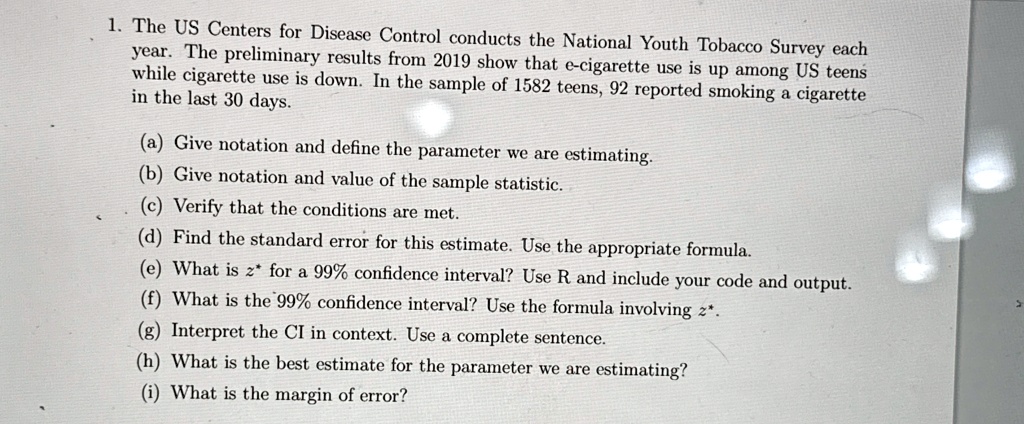1 the us centers for disease control conducts the national youth tobacco survey each year the preliminary results from 2019 show that e cigarette use is up among us teens while cigarette use 59074