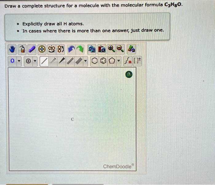 [GET ANSWER] Draw a complete structure for a molecule with the ...
