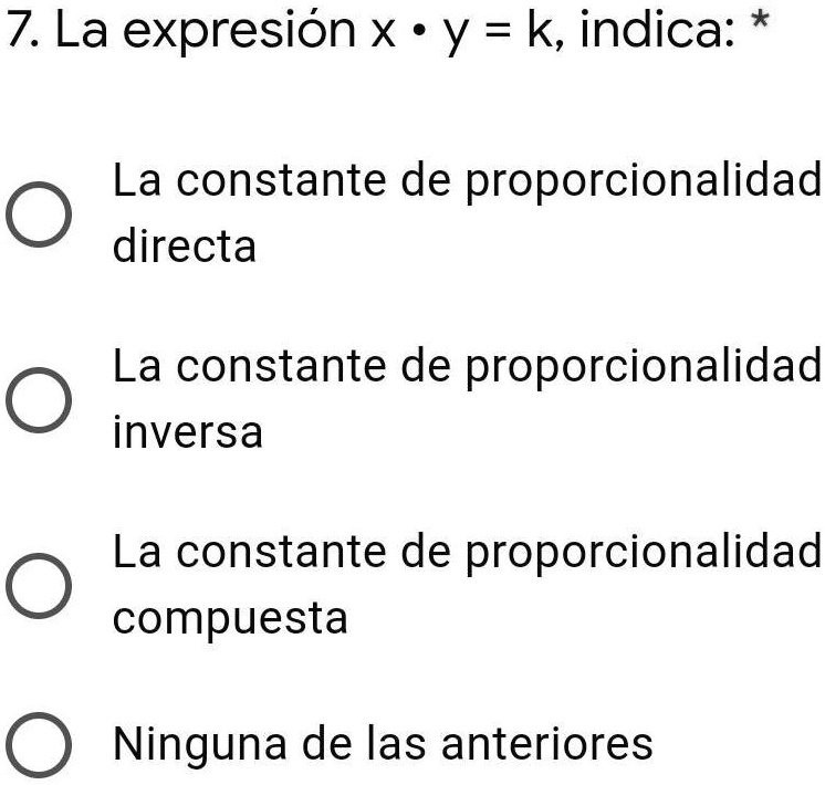 Solved La Expresión X • Y K Indica 7 La Expresión X Y K Indica