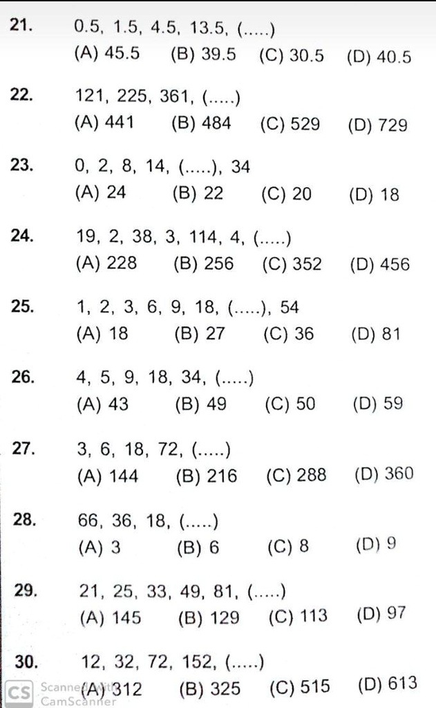 please solve these logical reasoning questions number series 89783