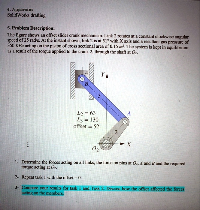 SOLVED Apparatus SolidWorks drafting Problem Description The figure