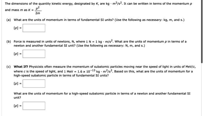 Momentum si unit