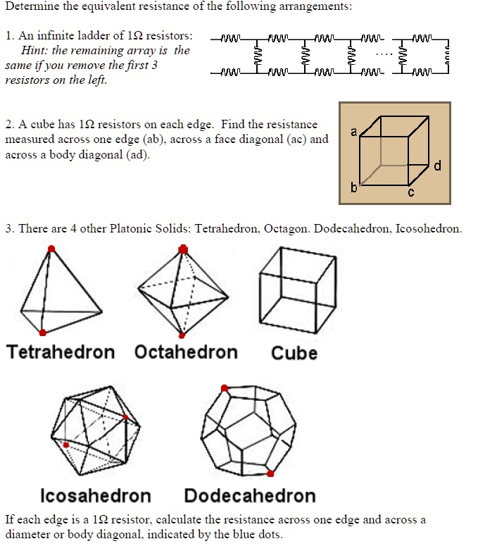 SOLVED: Determine the equivalent resistance of the following ...