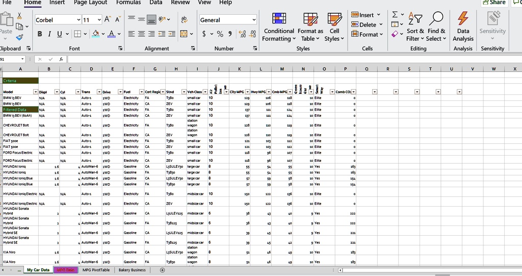 Please Help Me With This Excel Task Set Up The Criteria In The Rows 