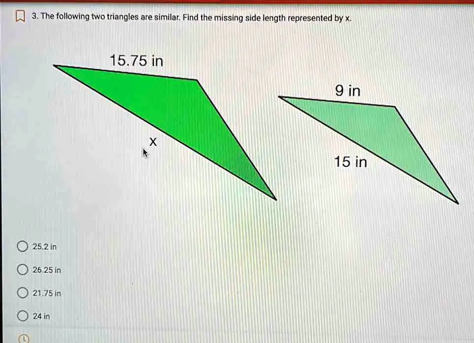 How To Find The Missing Side Of Similar Figures