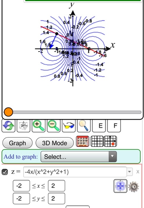 Solved 060 8 4 0 8 0 6 Graph 3d Mode Add To Graph Select Axl X 2 Y 2 1 X 54