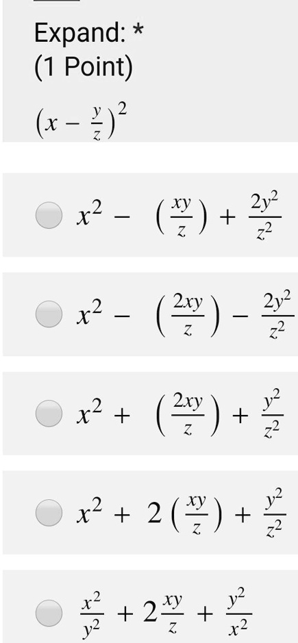 Solved Expand 1 Point X X2 3 22 X2 2y2 2 22 X2 2 3 X2 2 7 T 7 X2 242 2 Y2 2