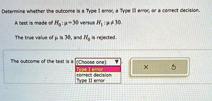 Solved A Type I Error Occurs When The H0: Is Rejected When – TASEAL