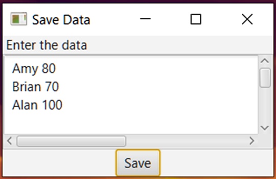 SOLVED: 2. Write a program that creates a GUI that contains a label ...