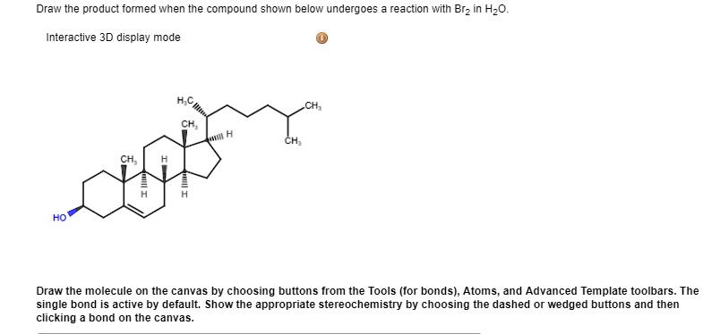 SOLVED: Draw The Product Formed When The Compound Shown Below Undergoes ...