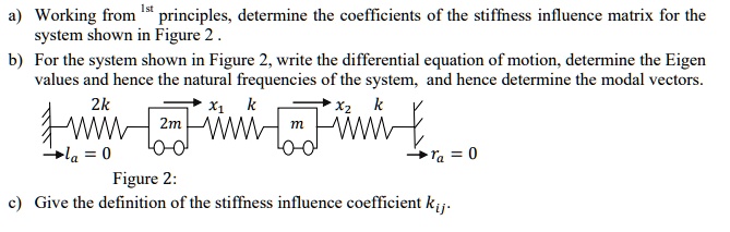 SOLVED: Working from principles, determine the coefficients of the ...