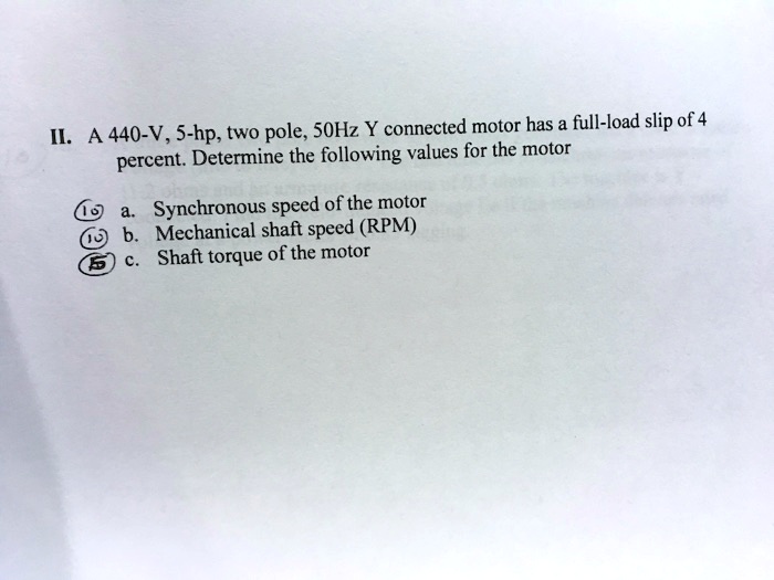 Full Load Slip Of Synchronous Motor Is at Russell Kessler blog