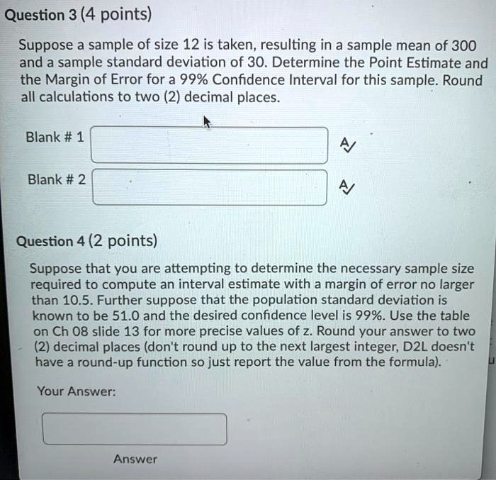 SOLVEDQuestion 3 (4 points) Suppose sample of size 12 is taken