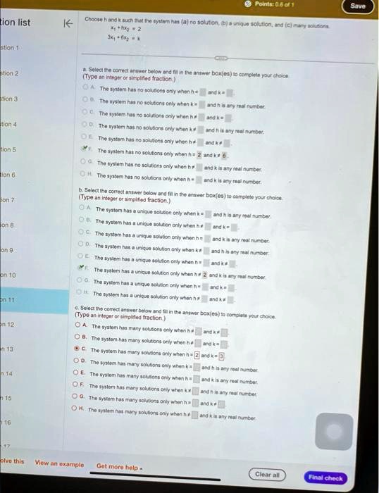 points6o save tion list ke choose h and such at the sytem hasano olutionb unigue olutionand cay os xtag 2 3x6x stion1 stion2 aselect the comct anwerbelow and t in the anwboxsto comget your c 97453
