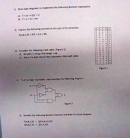 SOLVED: We have to design a boolean schematic for a garage door. Example  schematic:  For  each of the following outputs, design a boolean expression for the  schematic. â€¢ MOTOR UP (MUP)