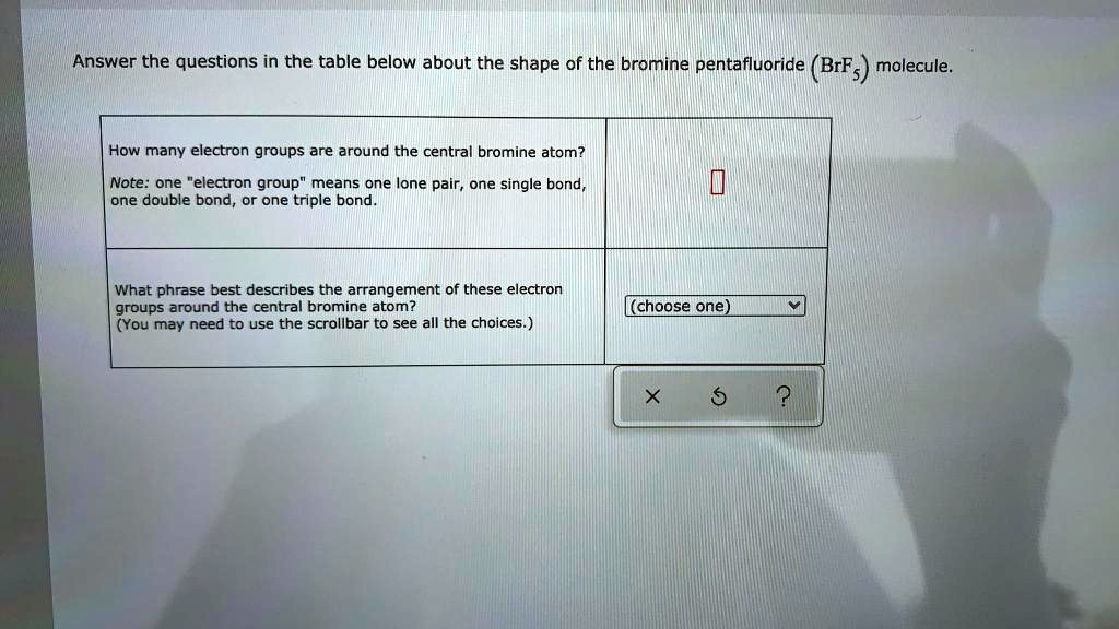 SOLVED Answer the questions in the table below about the shape of the