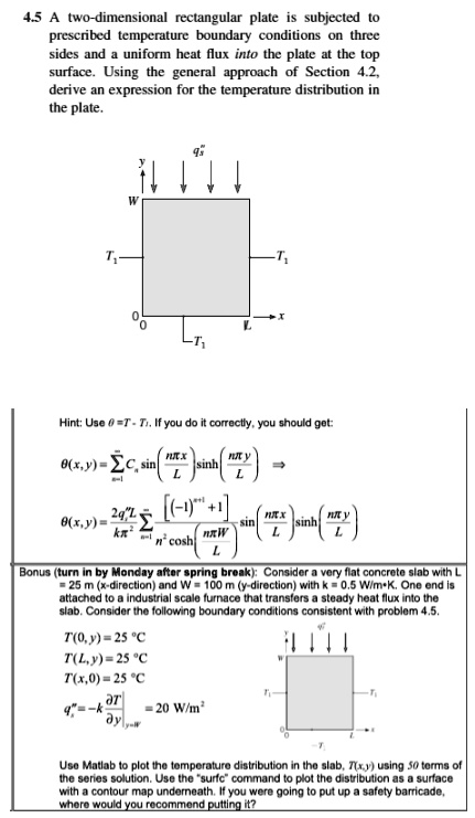 SOLVED: I just need the bonus question! 4.5 A two-dimensional ...