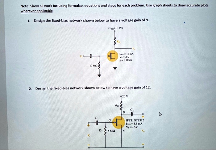 Note: Show all work including formulae, equations and steps for each ...