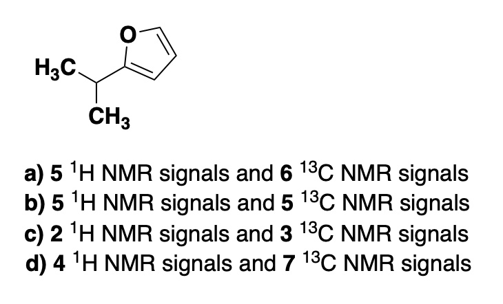 Solved H3c Cha A 5 Ih Nmr Signals And 6 13c Nmr Signals B 5 Ih Nmr Signals And 5 13c Nmr 5669