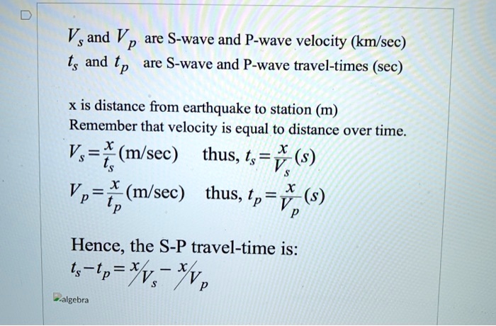 P Wave, The Difference Between P And S Waves And P Wave Formula