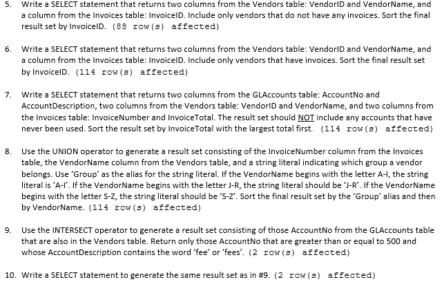 SOLVED: Text: in Microsoft Azure SQL, show how to do. Table: The ...