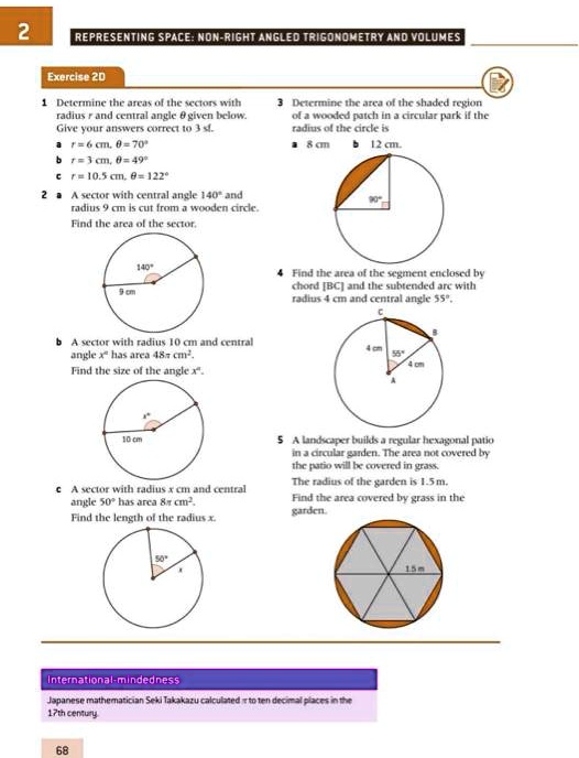 SOLVED: Representing Space: Non-Right Angled Trigonometry and Volumes ...