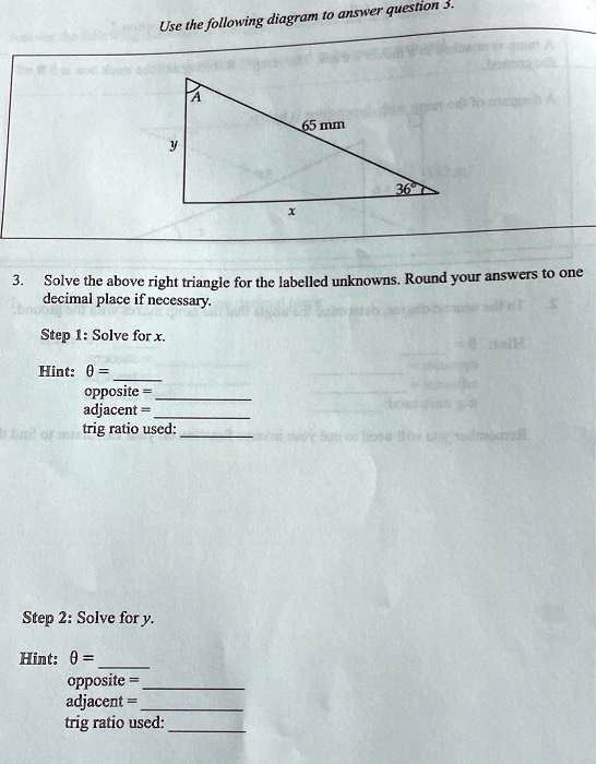 SOLVED: Use the following diagram to answer the question. 65 mm 3 ...