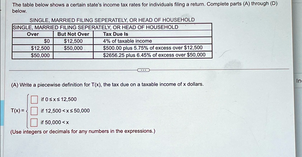 solved-the-table-below-shows-a-certain-state-s-income-tax-rates-for