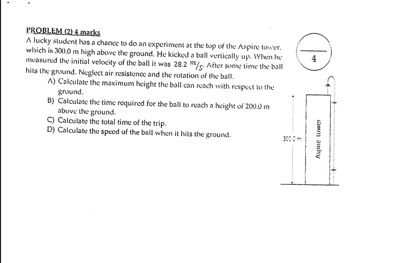 SOLVED PROBLEM(2)4 marks A lucky student has a chance to do an